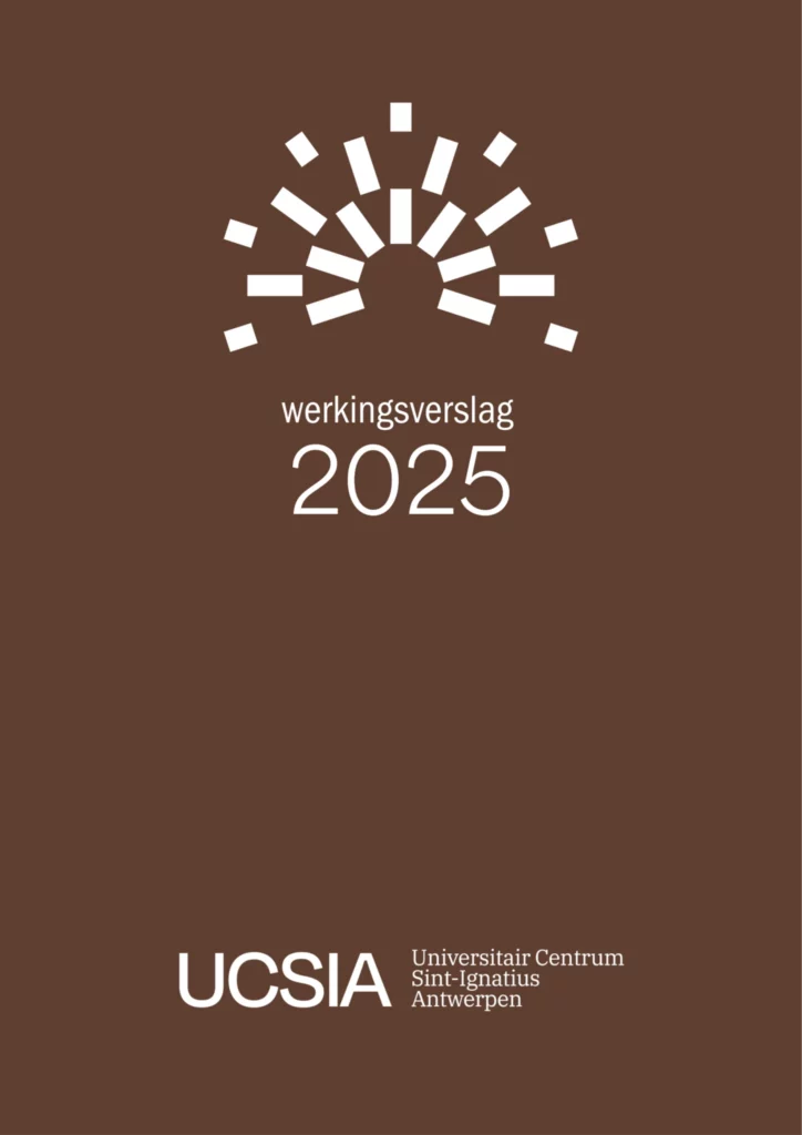Voorpagina UCSIA-werkingsverslag 2025