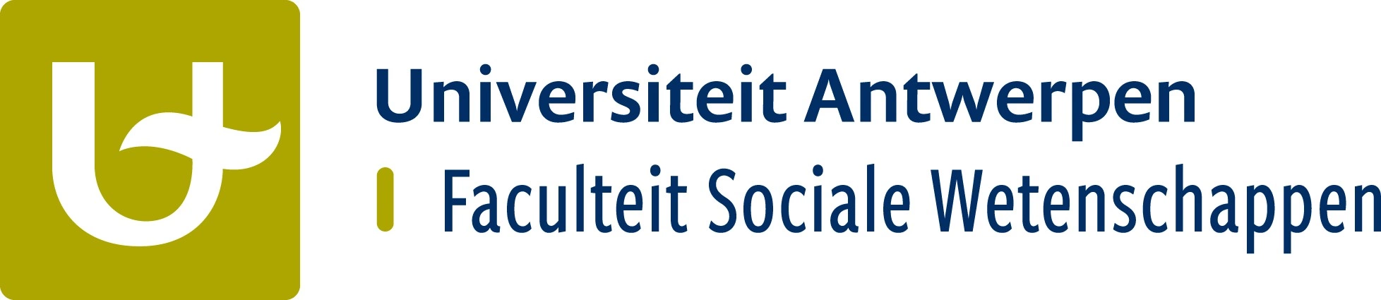 Logo Dept. Sociale Wetenschappen van Universiteit Antwerpen